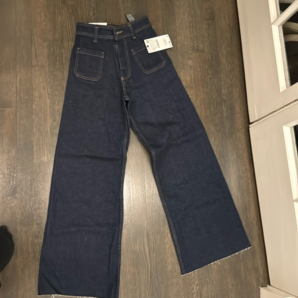 Patch pocket marine Zara jeans